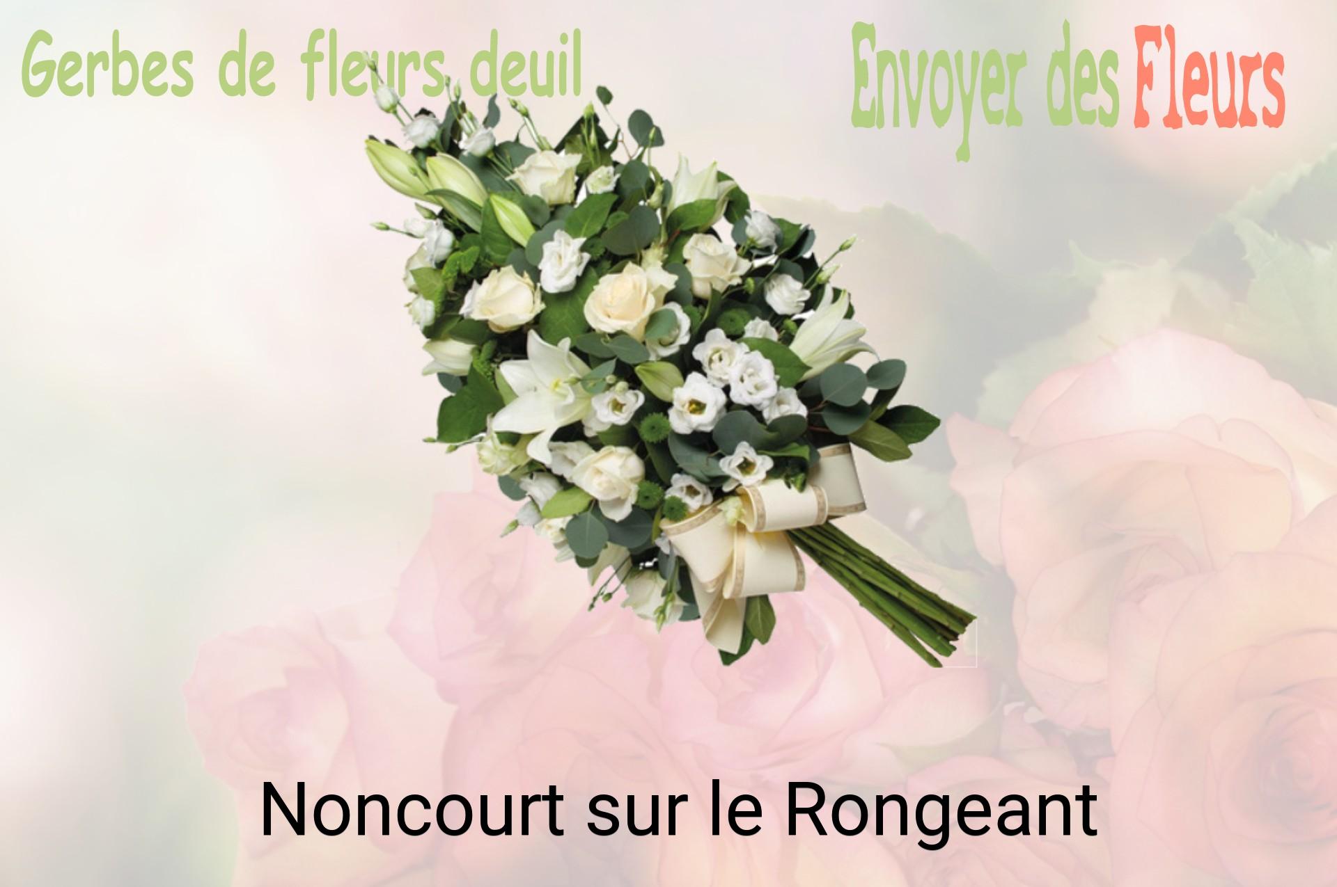 Gerbe de fleurs de deuil livrée à Noncourt-sur-le-Rongeant